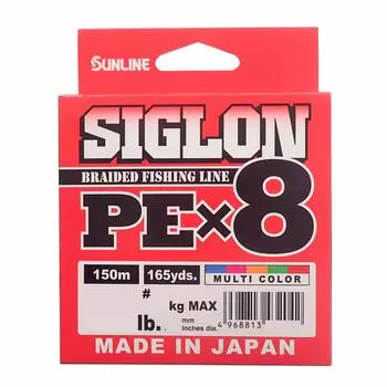 SUNLINE Line Sigron PEx8, 164,0 ярда (150 м), 5 цветов, нет. 0,6, 10 фунтов Дж