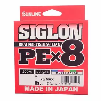 SUNLINE Line Sigron PEx8 200м 5 цветов 25LB J Нет. 1,5
