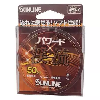 SUNLINE Нейлоновая леска с электроприводом Mountain Stream 50 м Натуральный Коричневый Нет. 0,4 коричневый