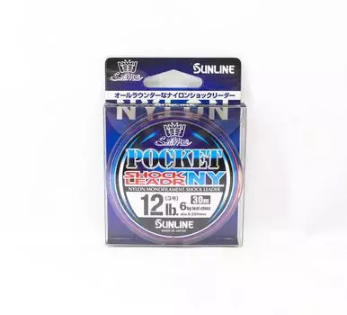 Sunline Nylon Leader Pocket NY Shock Leader 30м #3 12lb 0.285мм (6299) чистый
