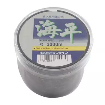 SUNLINE Nylon Line Kaihei 1000m 4 Steel Gray No. серый