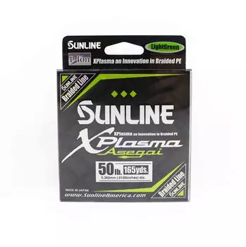 Sunline P.E Line Asegai Xplasma 165 ярдов P.E 5 50lb Светло-зеленый (6704) светло-зеленый