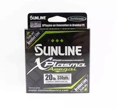 Sunline P.E Line Asegai Xplasma 330yds P.E 2 20lb Темно-зеленый (6926) темно-зеленого