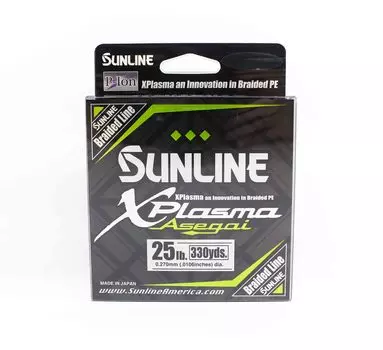 Sunline P.E Line Asegai Xplasma 330yds P.E 2.5 25lb темно-зеленый (6933)