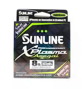 Sunline PE Line Asegai Xplasma 165 ярдов PE 0,8 8 фунтов Светло-зеленый (4991) светло-зеленый