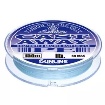 SUNLINE PE Line Saltimate Castaway 150m 30lb Pearl Blue синий