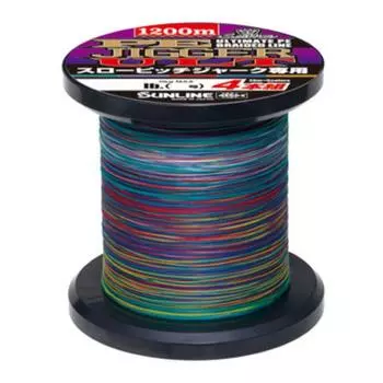 SUNLINE PE Line Saltimate Jigger ULT набор из 4 шт. для медленных рывковых ловель 1200 м Нет. 1 16 фунтов