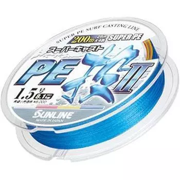 Леска SUNLINE PE Super Cast Throw II 200м 4 цвета Нет. 1.2 синий