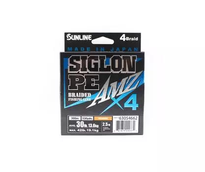 Sunline PE Line X4 Siglon AMZ 300M PE 2,5 30 фунтов Оранжевый (0374) оранжевый