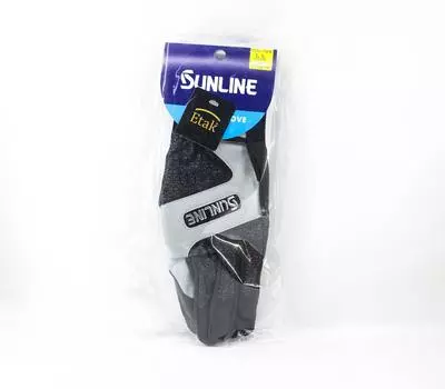 Sunline SUG-704 Соляные перчатки для отсадки, черные, размер XL (7832)