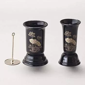 Sunmeny incense stick and candle holder set Yamanaka-nuri