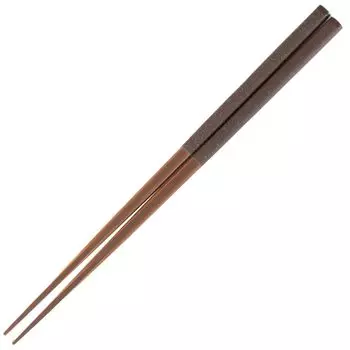 Sunny Life Design Chopsticks Antibacterial Finish Dishwasher Safe 23cm Colon Tip Brown Made in Japan 264451 Wakasa-nuri