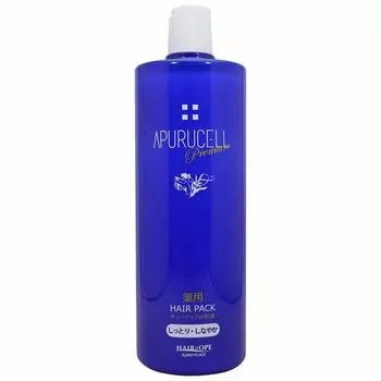 Sunny Place Apple Cell Premium Лечебная увлажняющая маска для волос 1000 мл белый