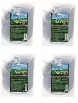 Sunny Place Гранатовый газированный шампунь 800 мл Сменный блок [Набор 4]