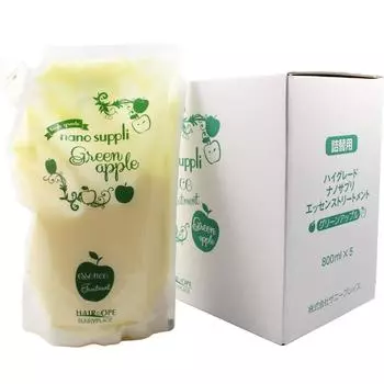 Sunny Place Nano Supplement Clinic Treatment 800 мл Сменный блок x набор из 5 предметов (яблоко)