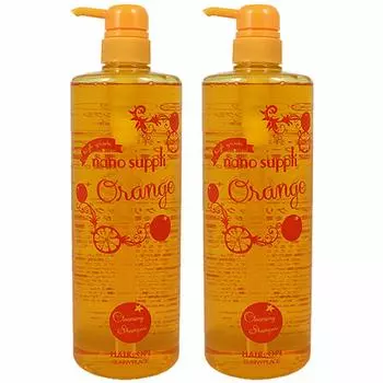 Sunny Place Nano Supplement Очищающий шампунь 1 л Nano Supplement Series [Набор 2] (оранжевый)
