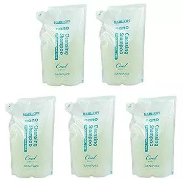 Sunny Place Nano Supplement Очищающий шампунь Cool Refill 800 мл 5 шт.