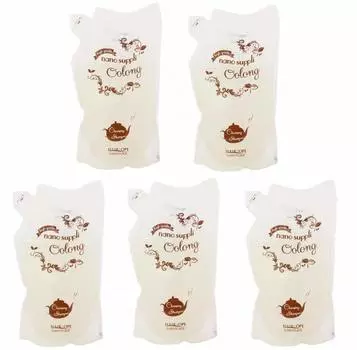 Sunny Place Nano Supplement Очищающий шампунь Улун 800 мл Сменный блок [Набор 5]