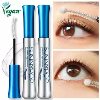 Sunny Pop Eye Bambi Long Lash Serum, vegan certified, 2-week completion, hypoallergenic eyelash nutrition, extension eyebrow care, 2 pieces, 10ml