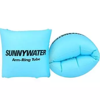 Sunny Water Аксессуары для плавания Arm Ring Tube FREE, AR 04 Blue, 2 шт., Корейские водные развлечения