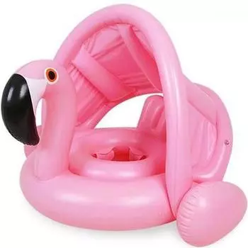 Sunny Water Flamingo Infant Shade Walker Tube, корейские водные развлечения