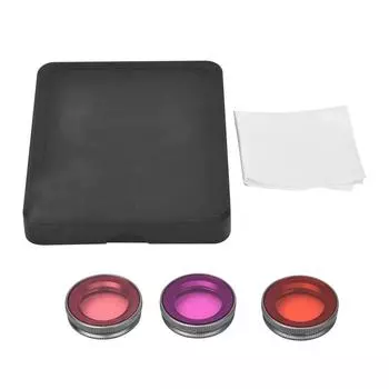 SUNNYLIFE OA FI181 3 шт. многослойное покрытие линз дайвинг фильтр комплект аксессуар для OSMO Action Sports