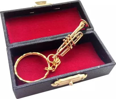 SUNRISE SOUND HOUSE Sunrise Sound House Миниатюрный музыкальный инструмент металлическая труба 4,5 см (с кольцом)