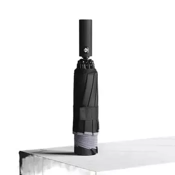 Sunscreen Waterproof Ten Bone Fully Automatic Umbrella for Cars Three Fold Reverse Umbrella Folding Men s and Women s Business