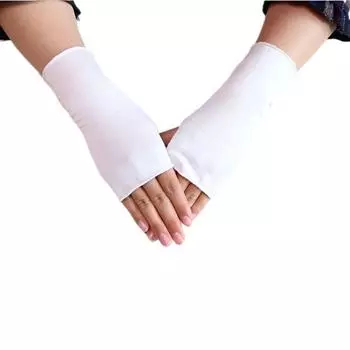 Sunshade Cycling Cloth Half-finger Gloves Driving Mittens Fingerless Gloves Sunscreen Gloves