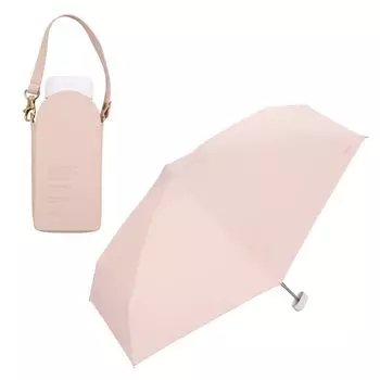 Sunshade Pochette Tiny Pink Light UV Heat Suitable for Rain or Folding Umbrella for and Stylish and Cute for Product [2025] Wpc. Parasol, (100% розовый