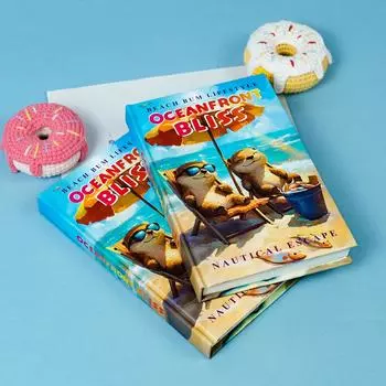 Sunshine Vacation Series Hard Shell Notebook Meeting Record Book A Must-Have Handbook For Students