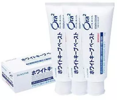 Sunstar Aura Two White Keep Paste 70 г x 3 квази-лекарства