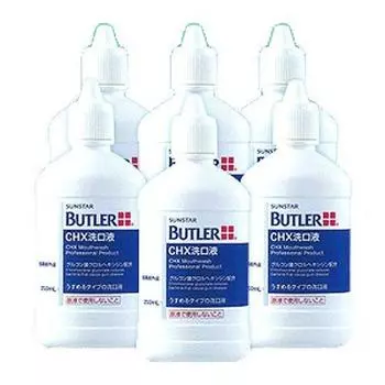 Sunstar Butler CHX Ополаскиватель для полости рта 250 мл 6 бутылок Ополаскиватель для полости рта Квази-лекарство