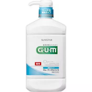 Sunstar G.U.M. Gum Dental Rinse [Refreshing Type] 960ml (Quasi-drug) Periodontal Disease Prevention Mouthwash How to use Hold an appropriate amount