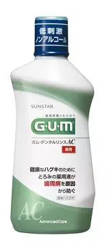 Sunstar GUM Лечебный ополаскиватель для полости рта AC 420 мл