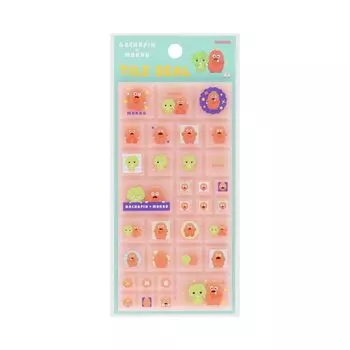 Sunstar Канцелярские принадлежности Gachapin Mook Seal Tile Mook S8592420