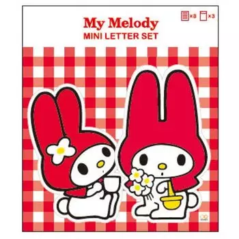 Sunstar Канцелярские товары Sanrio Набор букв Мини-буквы Ретро-персонажи Sanrio Моя мелодия S2089793 SUN-STAR Вырубной