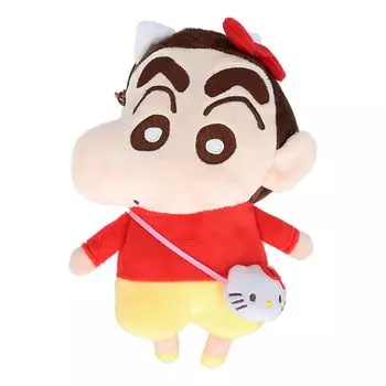 Sunstar Канцелярские товары Sanrio Pen Case Мягкая игрушка Crayon x Sanrio x Hello Kitty S1426869 Shin-chan Shin-chan