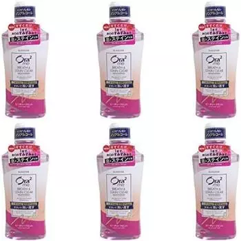 Sunstar Ora2 Meema Ополаскиватель для полости рта для удаления пятен с дыхания Персик Листья мяты 460 мл [Оптовая покупка] & [x6]