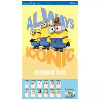 Sunstar Stationery 2023 Настенный календарь Миньоны 61 x 35, мм, CL-070