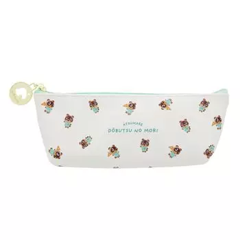 Sunstar Stationery Animal Crossing Pencil Case Slim Green S1426273