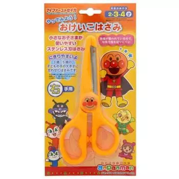 Sunstar Stationery Anpanman Давайте попробуем! Ножницы Кейко 5430010B