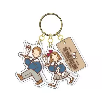 [Sunstar Stationery] брелок для ключей с персонажами sanrio, акриловый дуэт водевиля с персонажами sanrio S8348189