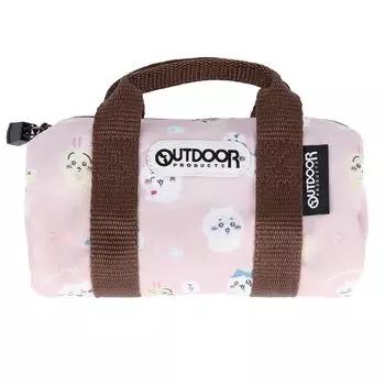 Sunstar Stationery Chikawa Pencil Case OUTDOOR Roll Boston Pink S1426761