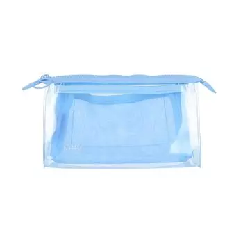 Sunstar Stationery Clear Pouch Mitte Nemophila Blue S2334836