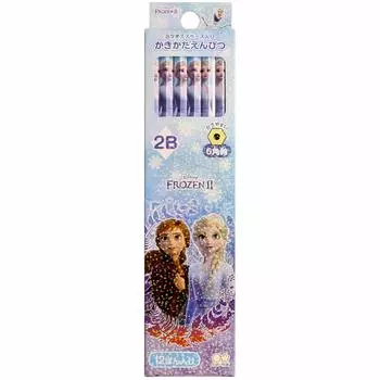 Sunstar Stationery Disney 1 S5013569 Карандаши, 2B, Дюжина, Холодное сердце,
