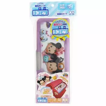Sunstar Stationery Disney Pencil Case Compact Fudere Yokopita Hologram Tsum Tsum S1313037