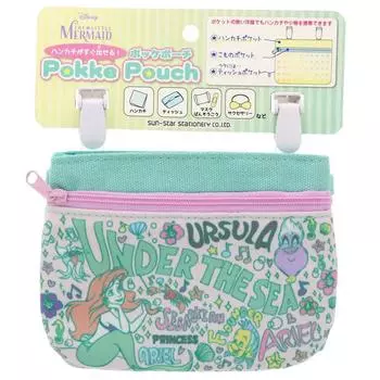 Sunstar Stationery Disney Travel Pocket Pouch Ariel 6260025A
