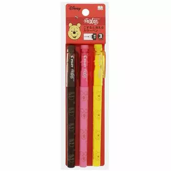 Sunstar Stationery Frixion F Дисней Винни-Пух R S4646428 Набор из 3 штук, Серия, Узор,