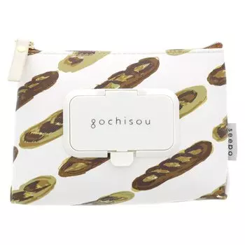 Sunstar Stationery Gochisou Sheet Case Pouch Seapo Push Bread A Pattern S2319187